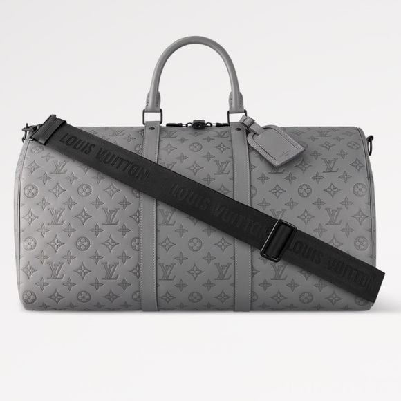 Louis Vuitton Other - Louis Vuitton Black and Gray Monogram Duffel Bag | Keepall Bandoulière 50